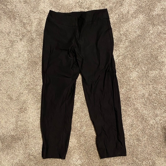 💜 Boho Chic Black Dress Pants in Stretchy Material - Picture 5 of 6
